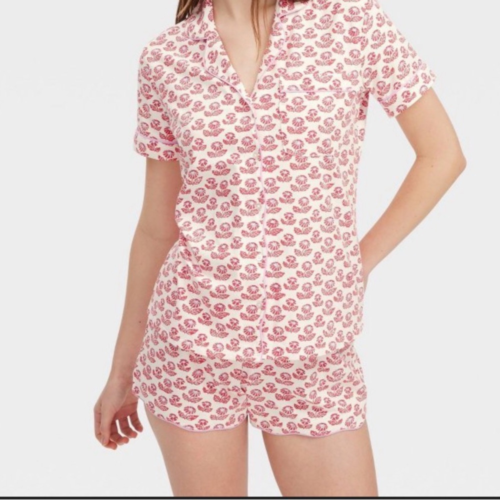 Roller Rabbit Pink Floral Women's Pajama Set